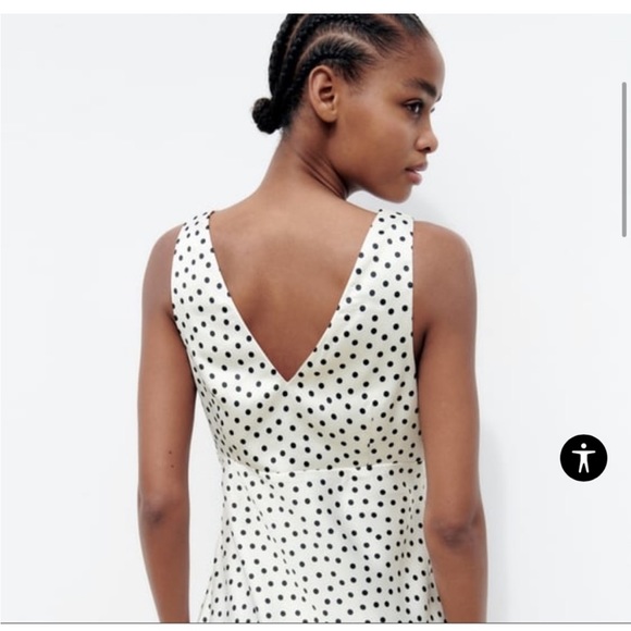 POLKA DOT SLIP DRESS - Picture 2 of 7